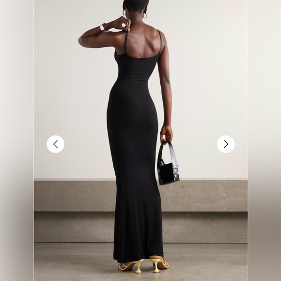 New Skims soft lounge ribbed long stretch model slip dress - Picture 6 of 6